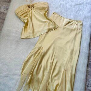 Cache Vintage y2k Yellow Two-Piece Set